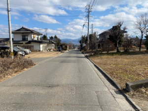 安曇野市穂高、土地の画像です