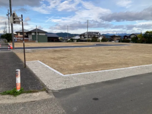 安曇野市穂高、土地の画像です