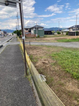 安曇野市穂高、土地の画像です