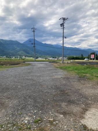 安曇野市穂高、土地の画像です