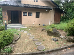 安曇野市穂高、中古一戸建ての外観画像です