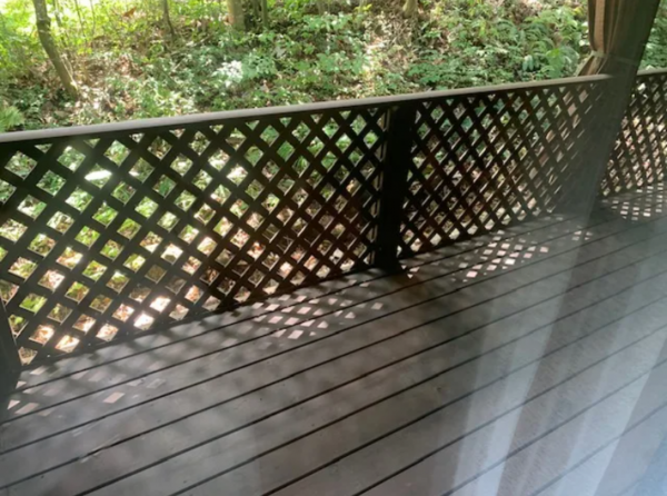 安曇野市穂高、中古一戸建てのバルコニー画像です