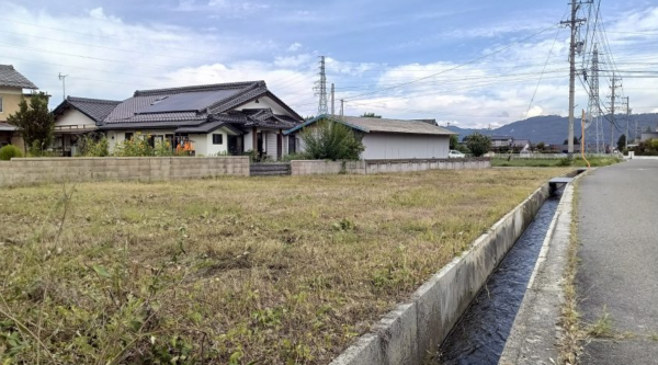 安曇野市豊科、土地の画像です