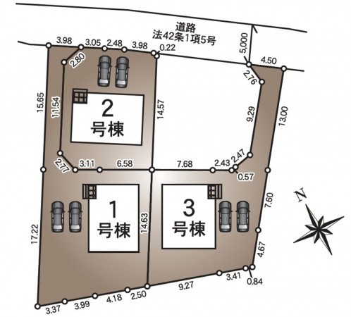 安曇野市三郷、新築一戸建ての画像です