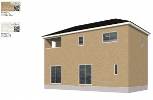 安曇野市豊科、新築一戸建ての画像です