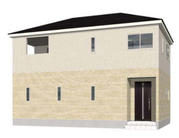 塩尻市大字塩尻町、新築一戸建ての外観画像です