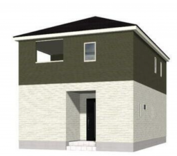 塩尻市大字塩尻町、新築一戸建ての外観画像です