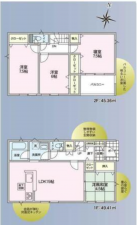 塩尻市大字塩尻町、新築一戸建ての間取り画像です