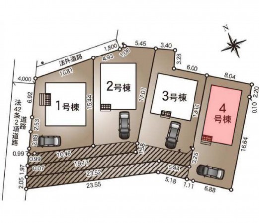 塩尻市大門、新築一戸建ての画像です