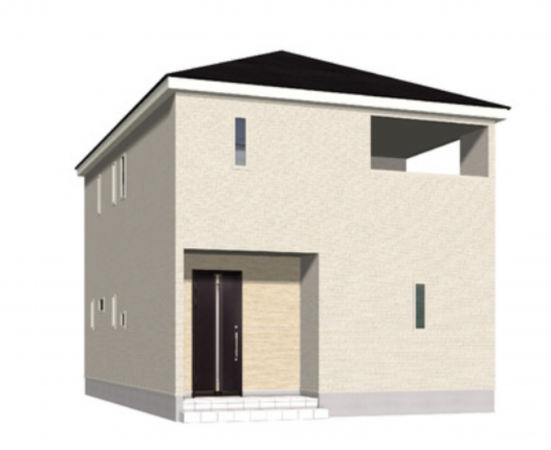 塩尻市大字広丘、新築一戸建ての外観画像です