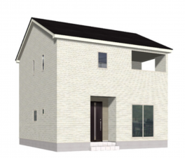 塩尻市大字広丘、新築一戸建ての外観画像です