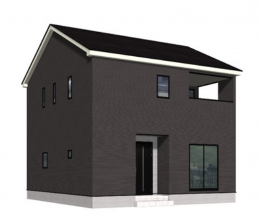 塩尻市大字広丘、新築一戸建ての外観画像です