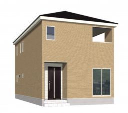 塩尻市大字広丘、新築一戸建ての外観画像です