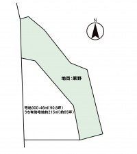 塩尻市大字広丘、土地の間取り画像です