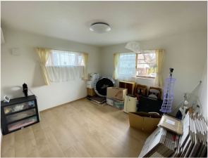 安曇野市豊科、中古一戸建ての寝室画像です