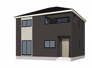 塩尻市大字大門、新築一戸建ての外観画像です