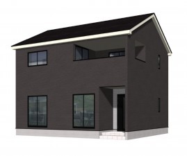 松本市大字今井、新築一戸建ての外観画像です