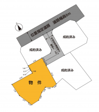 松本市大字里山辺、土地の完成予想図（外観）画像です