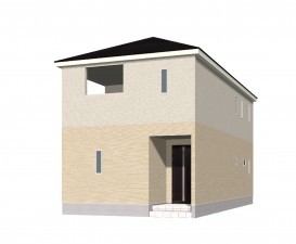 塩尻市大字広丘、新築一戸建ての外観画像です