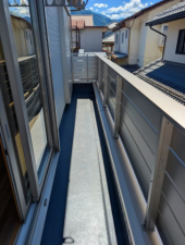 松本市大字里山辺、新築一戸建てのバルコニー画像です