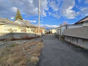 松本市鎌田、土地の画像です