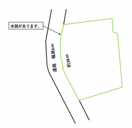 塩尻市大字宗賀、土地の間取り画像です