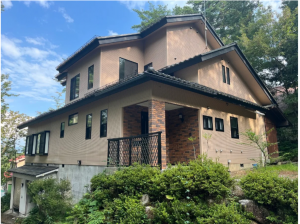 安曇野市穂高、中古一戸建ての外観画像です