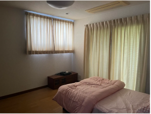 安曇野市穂高、中古一戸建ての寝室画像です