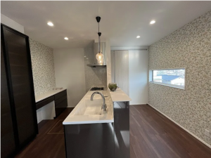 松本市蟻ケ崎、中古一戸建てのキッチン画像です