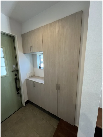 松本市蟻ケ崎、中古一戸建ての玄関画像です