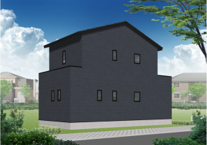 松本市大字島内、新築一戸建ての外観画像です