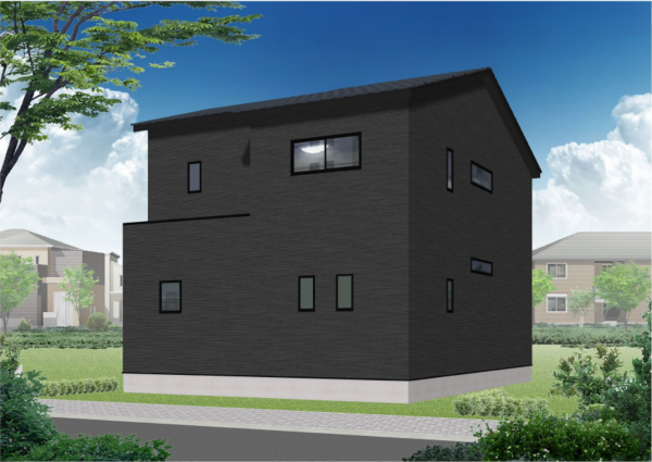 松本市大字島内、新築一戸建ての外観画像です