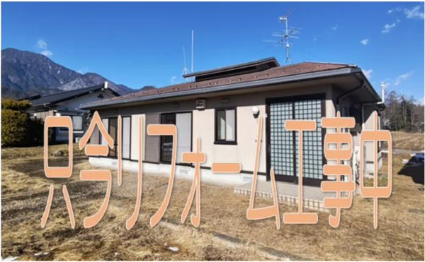 安曇野市穂高、中古一戸建ての外観画像です