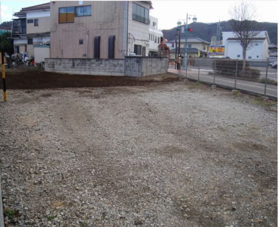 塩尻市大門、土地の前面道路を含む現地写真画像です