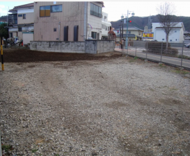 塩尻市大門、土地の前面道路を含む現地写真画像です