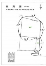 松本市、土地の間取り画像です