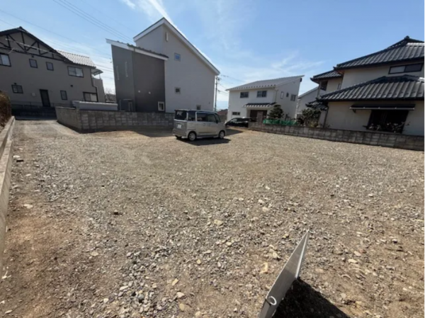 松本市、土地の前面道路を含む現地写真画像です