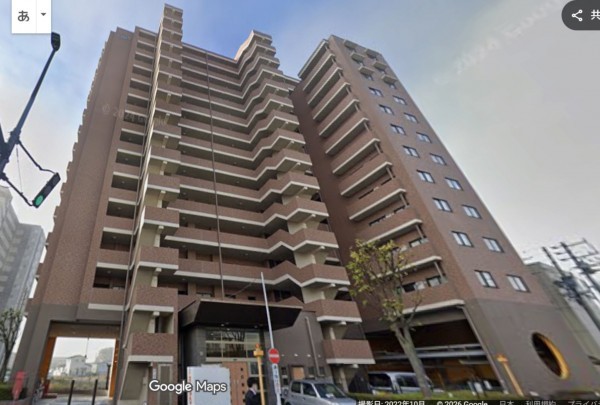 松本市本庄、中古マンションの外観画像です