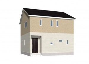 松本市大字島内、新築一戸建ての外観画像です