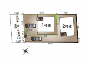 安曇野市豊科、新築一戸建ての画像です