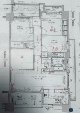 松本市宮田、中古マンションの間取り画像です