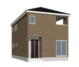 塩尻市大字広丘、新築一戸建ての外観画像です