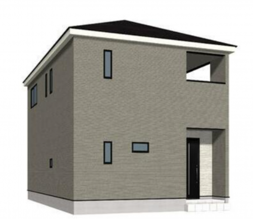 塩尻市大字広丘、新築一戸建ての外観画像です