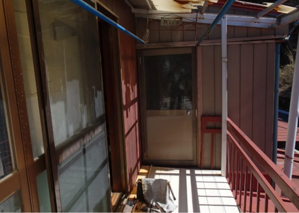 塩尻市大字木曽平沢、中古一戸建てのバルコニー画像です