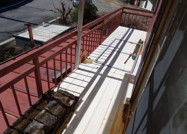 塩尻市大字木曽平沢、中古一戸建てのバルコニー画像です