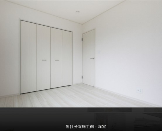 安曇野市三郷、新築一戸建ての寝室画像です