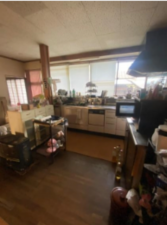 安曇野市穂高、中古一戸建てのキッチン画像です