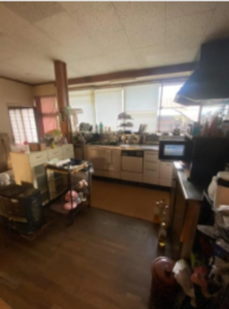 安曇野市穂高、中古一戸建てのキッチン画像です