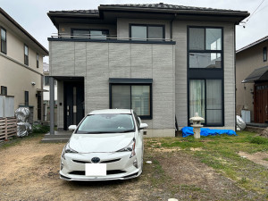 安曇野市豊科、中古一戸建ての外観画像です