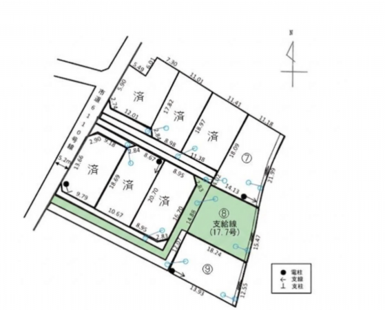 松本市大字今井、土地の間取り画像です